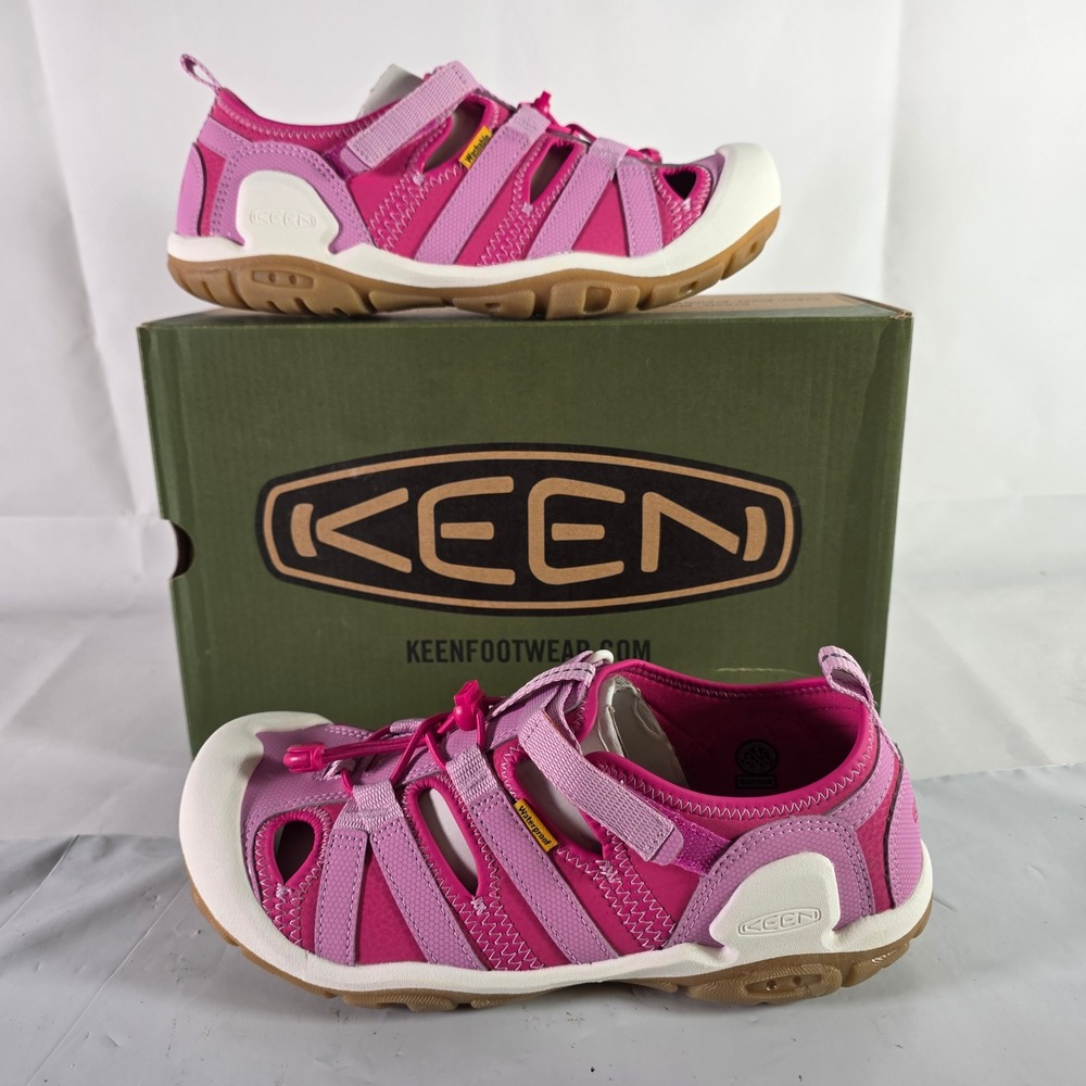 KEEN Knotch Creek Magenta Lilac Pink Chiffon Youth Size 6 Kids‎ Sandal Shoe
